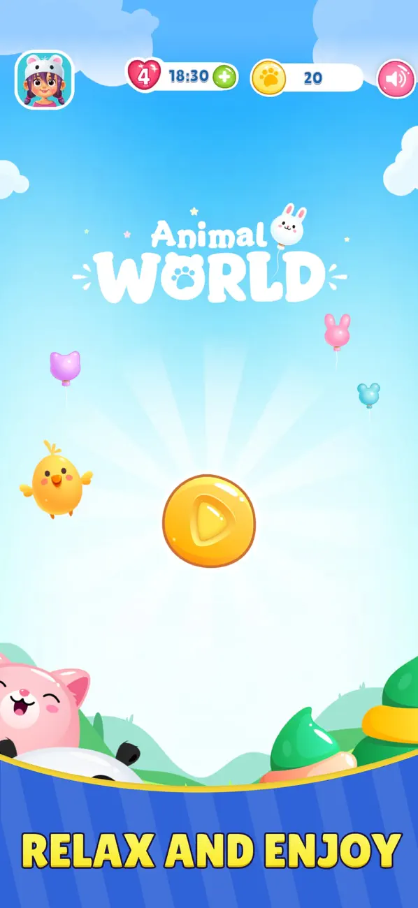 Screenshot #2 pour Animal World - Tile Match Game