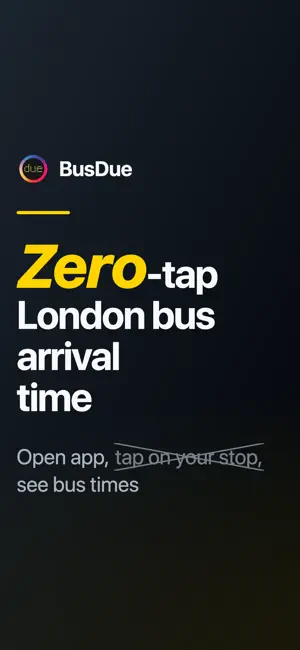 BusDue - Live bus arrival time screenshot 1