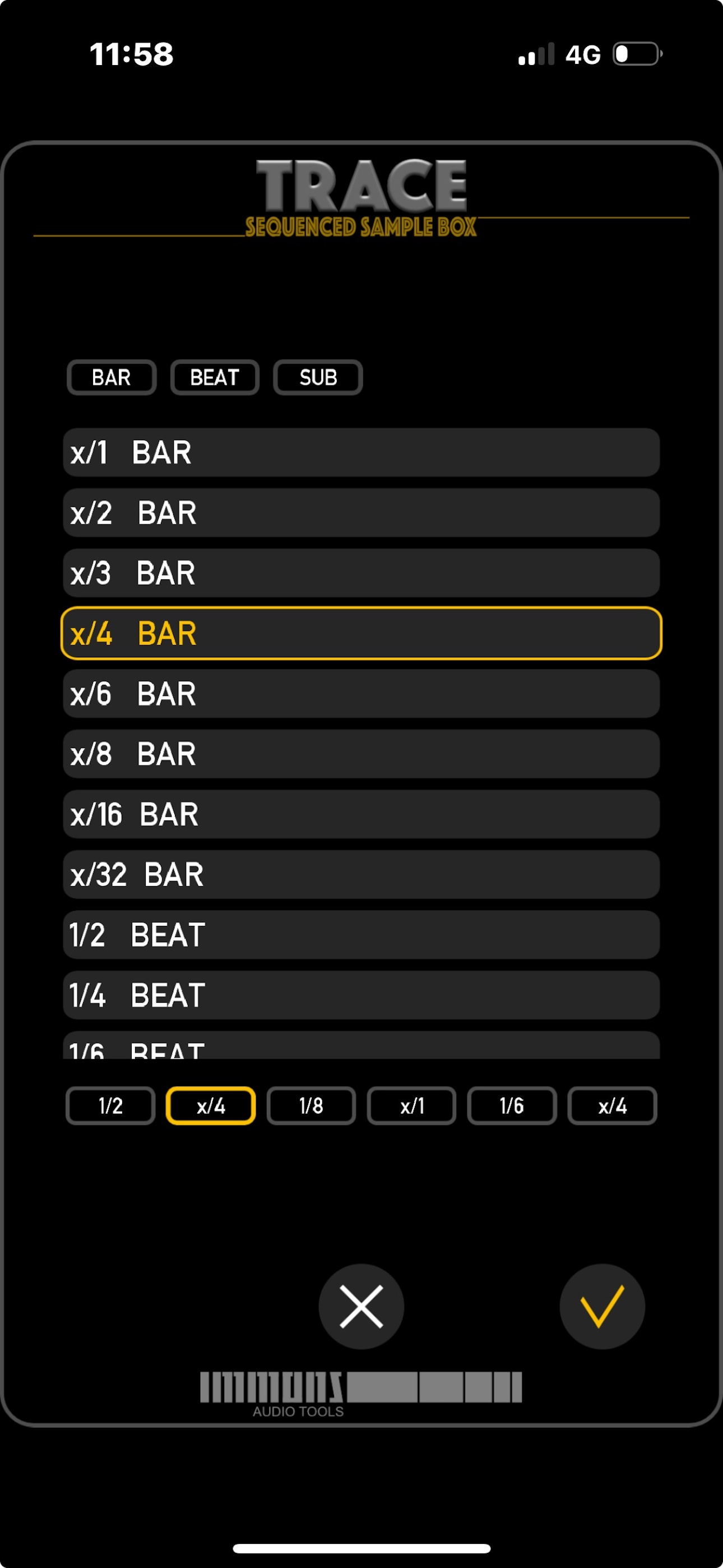 Trace Sequenced Sample Box