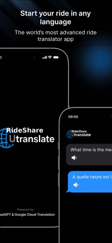 RideShare AI Translate iPhone screenshot