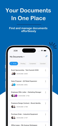 SELISE Signature screenshot