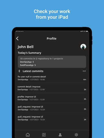 Az DevOps iPad screenshot 4