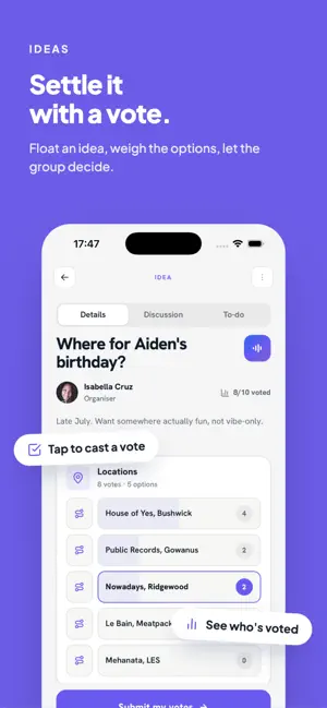 Sha: Make Plans with Friends screenshot 4