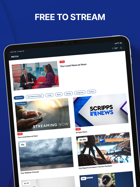 25 News KXXV and KRHD iPad screenshot 3 - News app