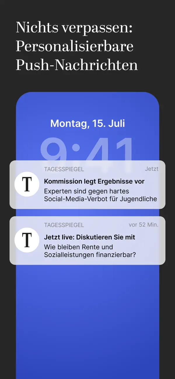 Screenshot #2 pour Tagesspiegel - Nachrichten