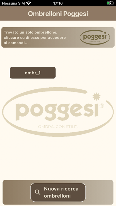 Ombrelloni Poggesi app screenshot