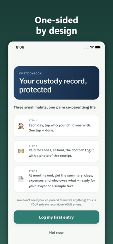 CustodyBook: Parenting Log Screenshot 5 of 7