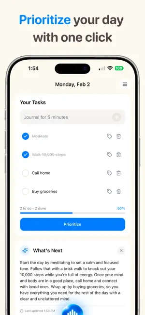 What's Next - Plan Today screenshot 3