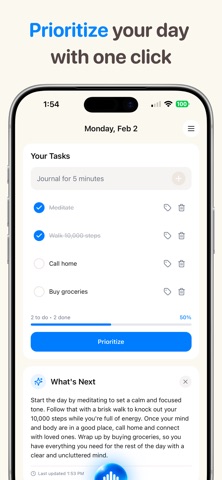 What's Next - Plan Today Screenshot 3 of 5