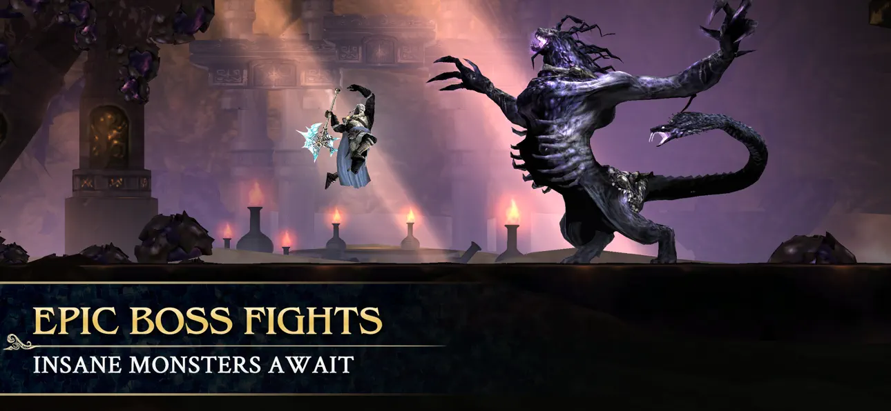 Shadow Hunter: Offline Games iOS Mod IPA screenshot 1 - iOS game interface