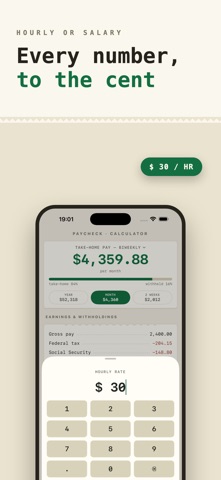 Paycheck Calculator Payroll US Screenshot 3 of 5