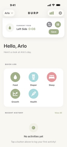 Burp: Private Baby Tracker Screenshot 4 of 10