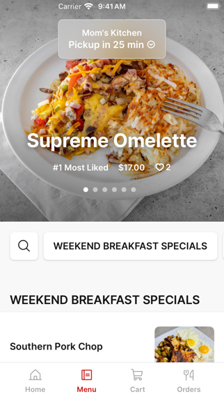 Mom's Kitchen To Go iPhone screenshot 2 - Food & Drink app