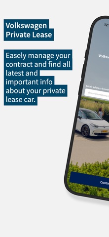 Volkswagen Private Lease iPhone screenshot