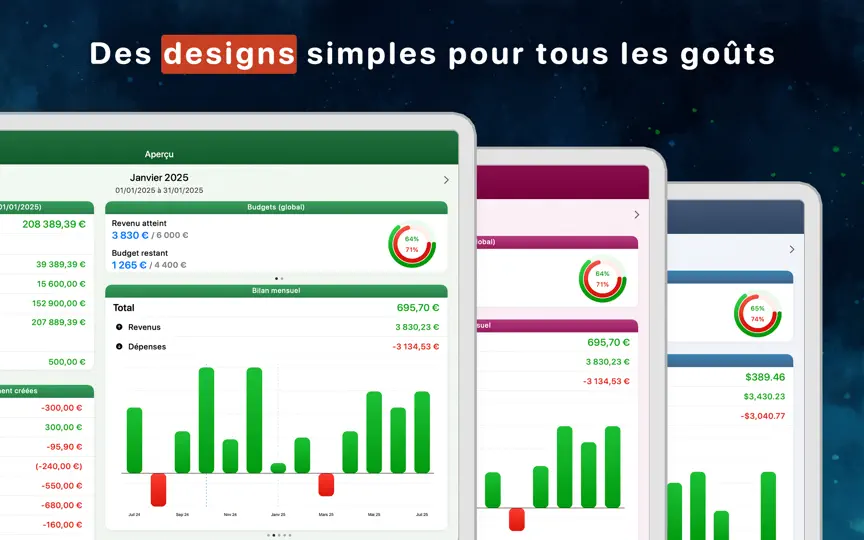 Capture d'écran de MoneyStats Pro sur iPhone 10
