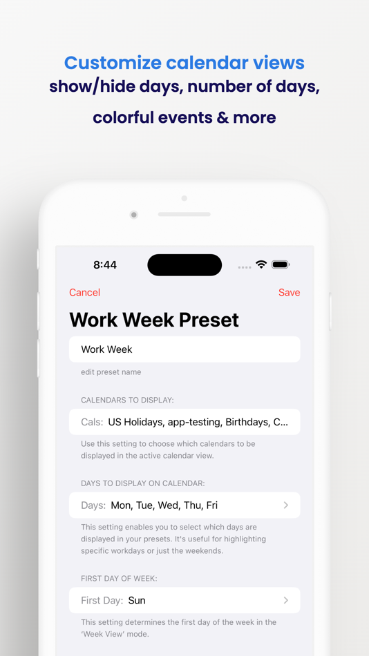 #10. Week Calendar Pro (iOS) 由: Crater Tech LLC