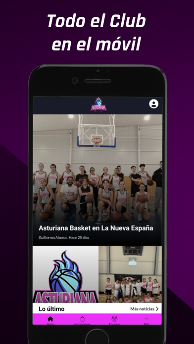 Screenshot #1 pour Asturiana Basket
