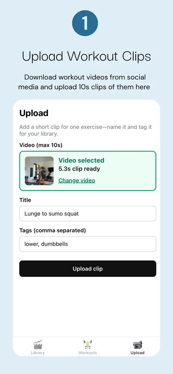 Screenshot #1 pour BUILD: Workout Planner