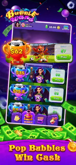 Bubble Wand：Win Real Cash iPhone screenshot 2