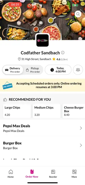 Codfather Sandbach screenshot 2