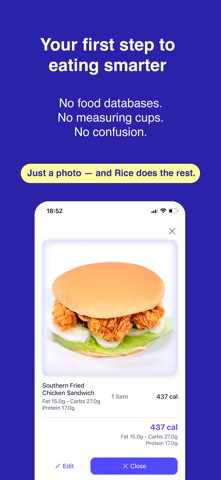 Rice - AI Calorie Tracker screenshot