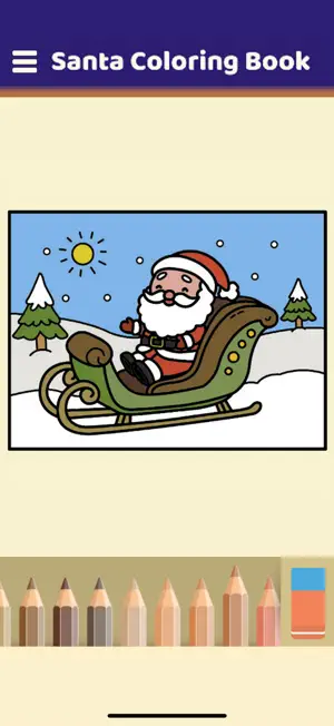 Santa Coloring Book screenshot 3