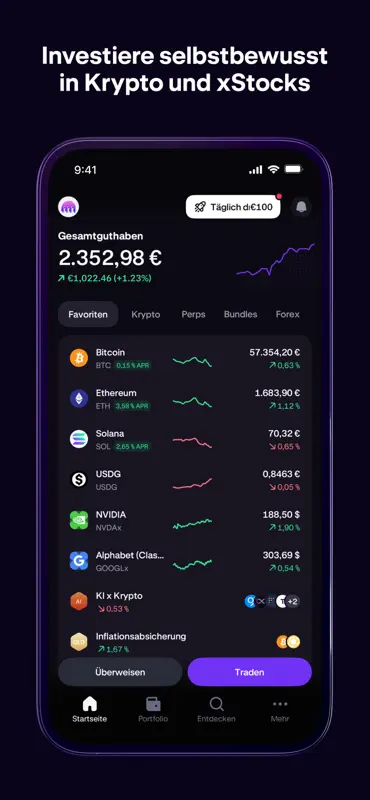 Kraken: Buy Crypto & Stocks screenshot 1 of 10