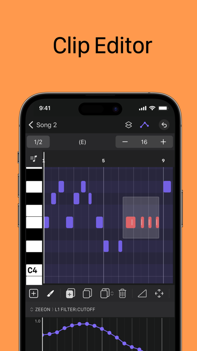 Screenshot #2 pour SAND: Sequencer for AUv3, MIDI