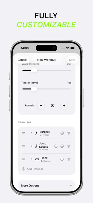 One More - Tabata & HIIT Timer screenshot 3