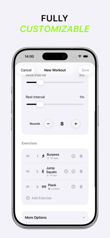 One More - Tabata & HIIT Timer Screenshot 3 of 5