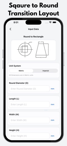 Fabrication Layout iPhone screenshot