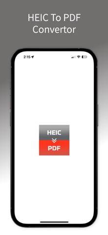 HEIC To PDF App screenshot