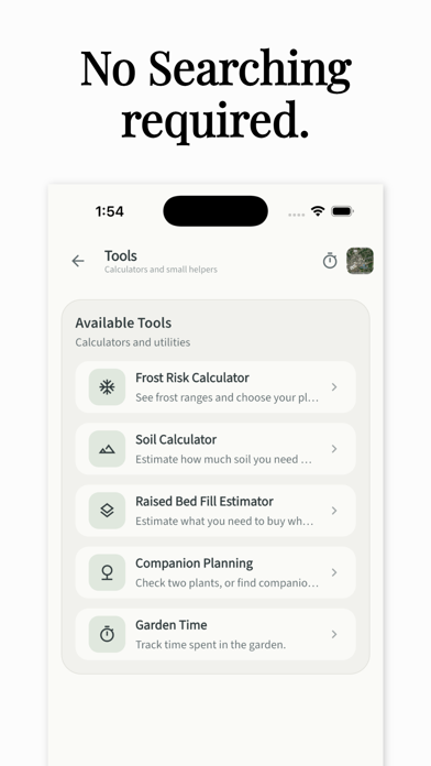 Pocket Gardener - Journal screenshot