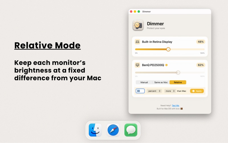 Dimmer – Dim your display screenshot