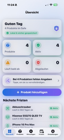 GarantieSafe screenshot