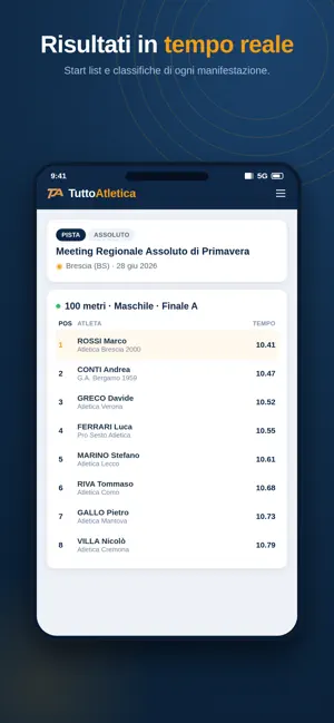 TuttoAtletica screenshot 2