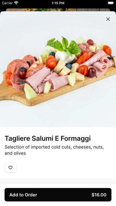 Perusia iPhone screenshot 3 - Food & Drink app