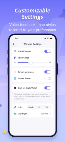 Joyway - Sleep, HRV & Workouts iPhone screenshot