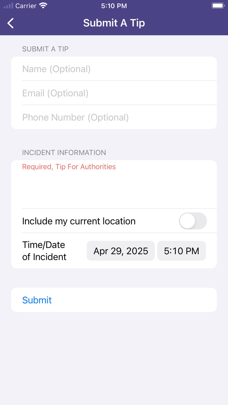 iPhone screenshot