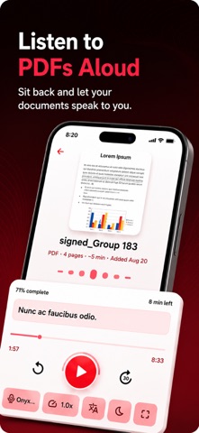 Text To Speech & PDF Reader screenshot
