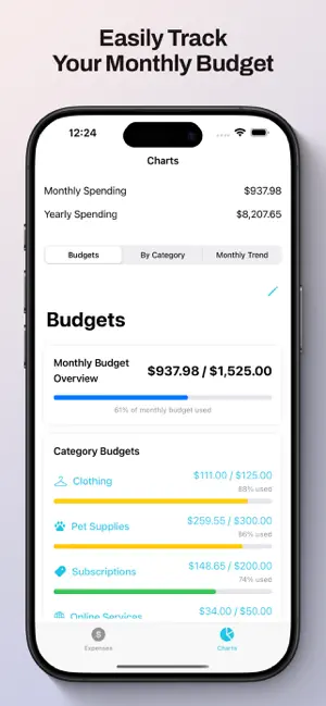 PennyBudget - AI Expense App screenshot 1