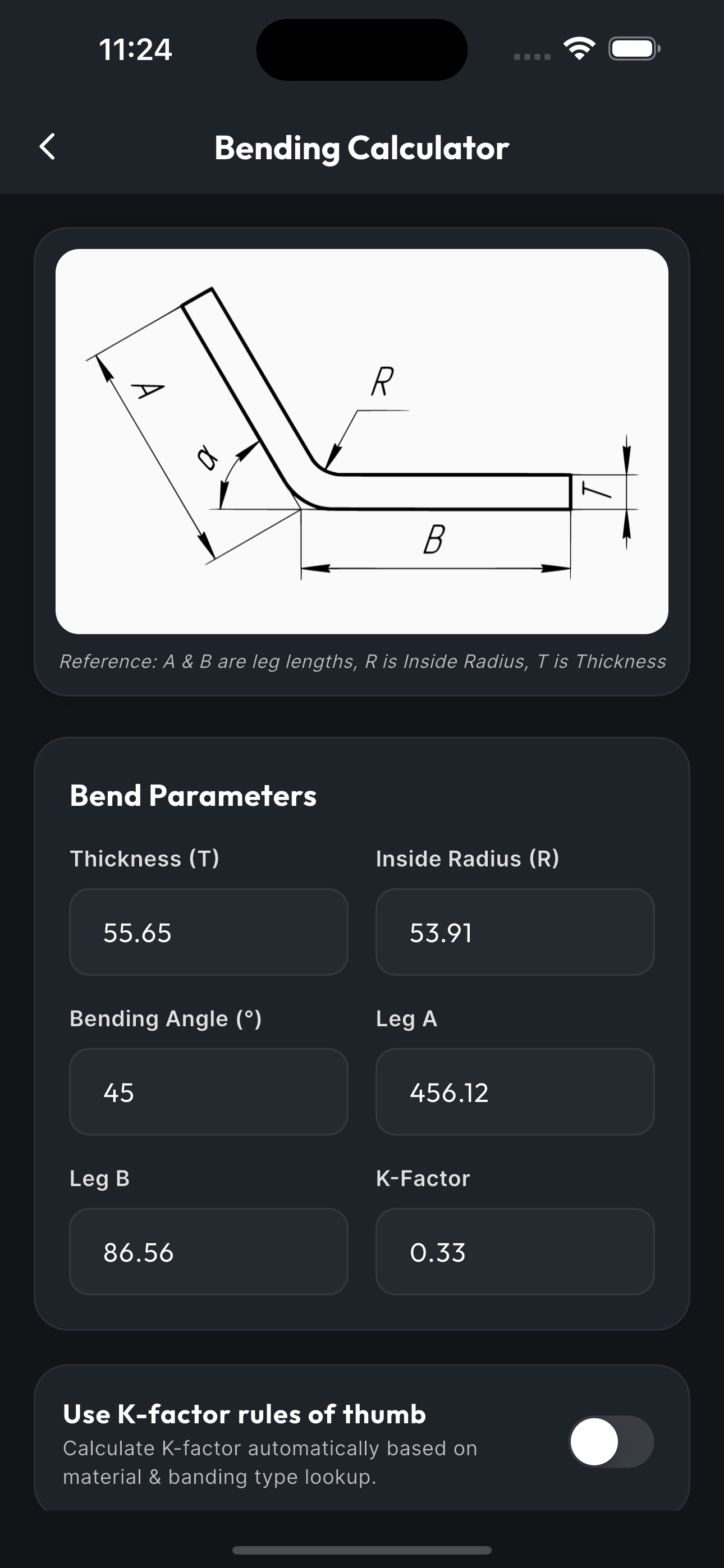 Bending Sheet Metal screenshot 3