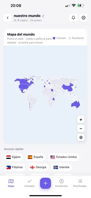 Worldfy: Travel Map screenshot 2