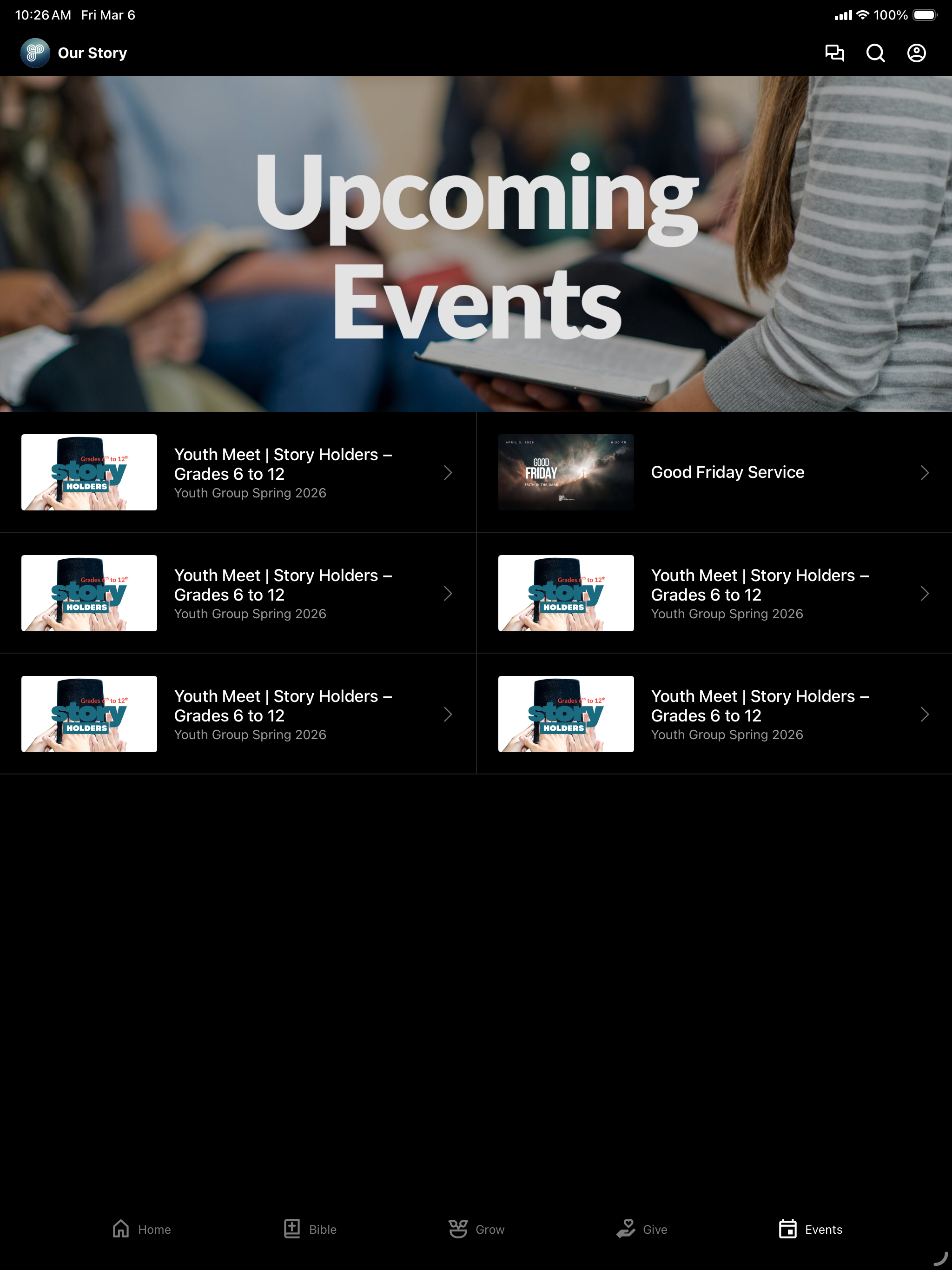Our Story Church screenshot 6