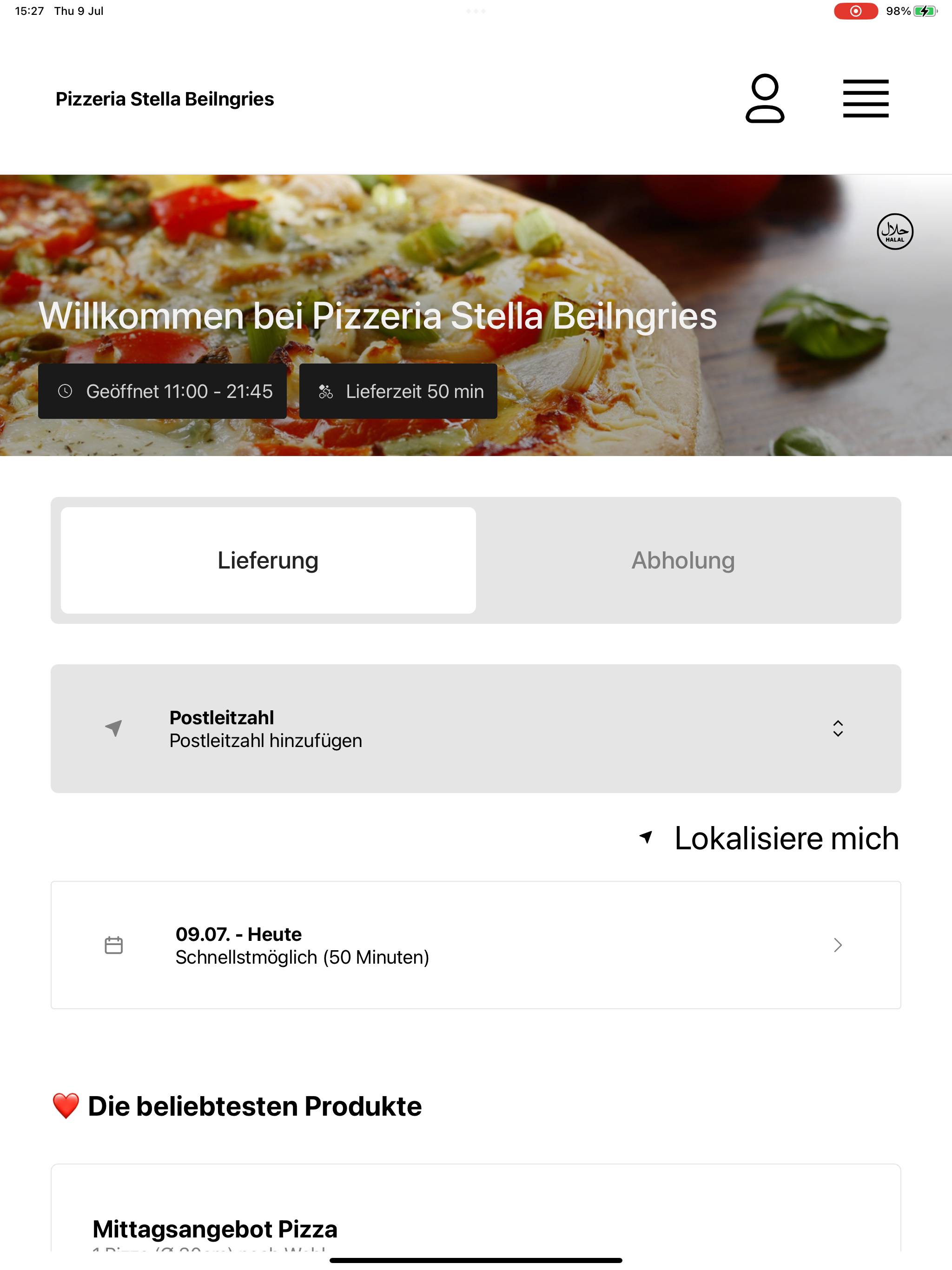Pizzeria Stella Beilngries screenshot 10