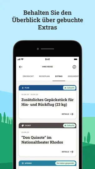 Screenshot von MyDERTOUR | Reisebegleiter auf dem iPhone 6