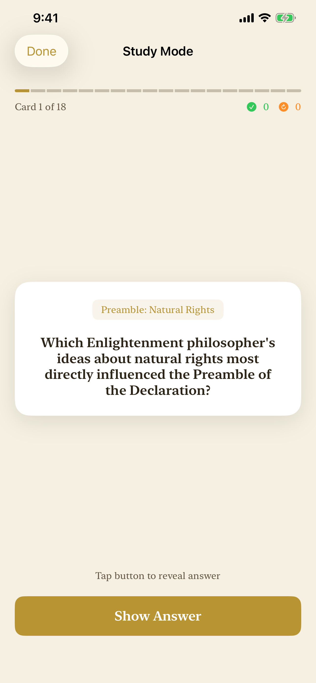 Declaration of Independence Q screenshot 10