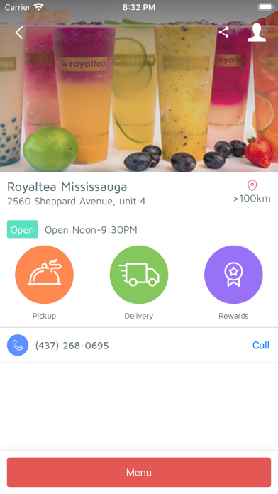 Royaltea Canada Screenshot
