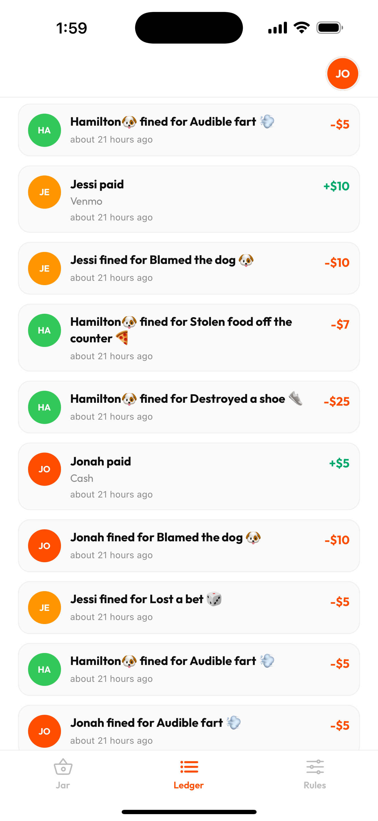 Jarred