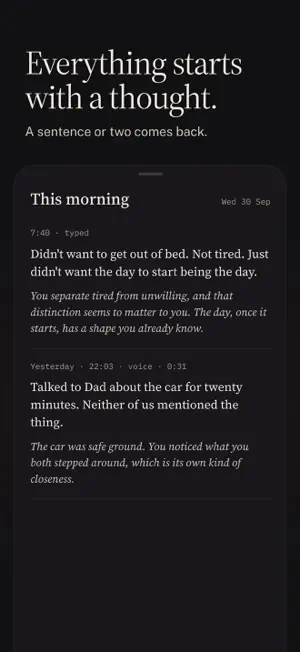 Selves.me screenshot 2